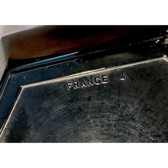 Vintage Arcoroc Octime black octagonal salad bowls set of 2, 5.5" diameter - Picture 4 of 4